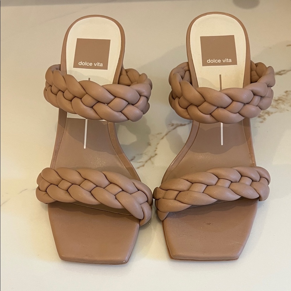 Dolce vita heels size 6 nude